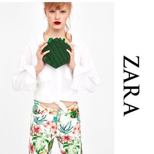 Zara Floral Print Pants - Brand New!